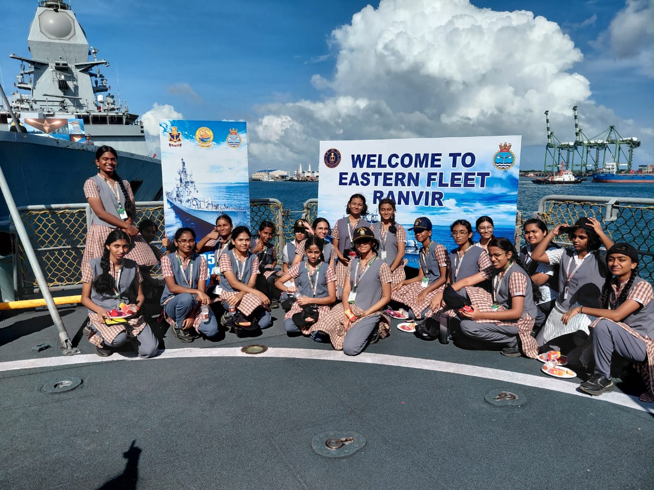 Harbour Visit- INS Ranvir